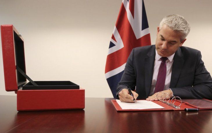 Steve Barclay, ministro de responsable del brexit.&nbsp;