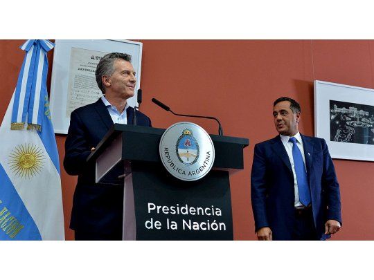 Mauricio Macri y Alejandro Finocchiaro.