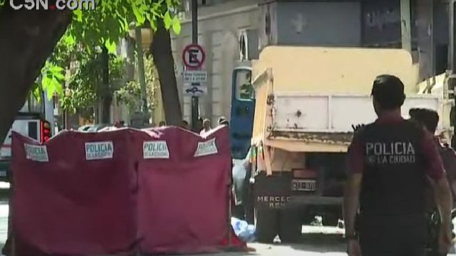 El accidente fue en la esquina de Viamonte y Paso.