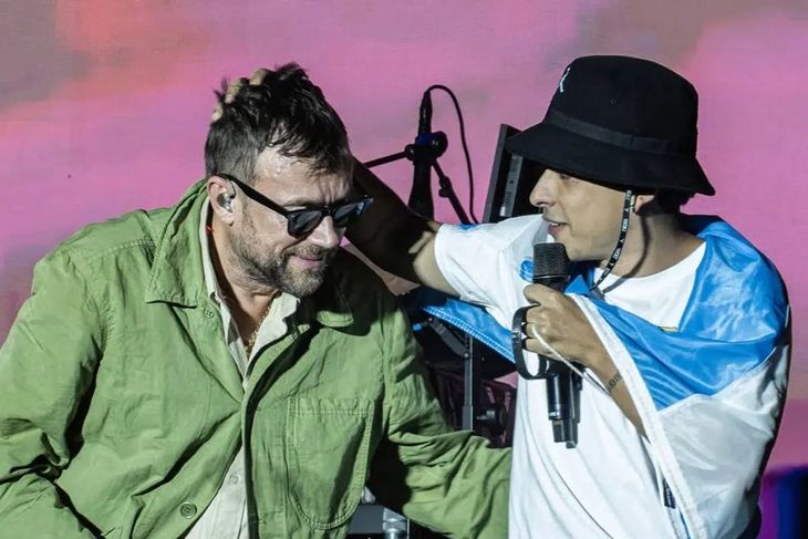 Damon Albarn y Trueno. Damon Albarn y Trueno.