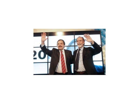 Ricardo Alfonsín y Javier González Fraga.