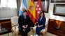 Javier Milei mantiene una reunión con Isabel Díaz Ayuso.