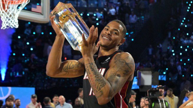 Keshad Johnson, campeón del torneo de volcadas de la NBA