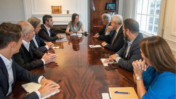 La reunión se realizó en el Ministerio de Seguridad.
