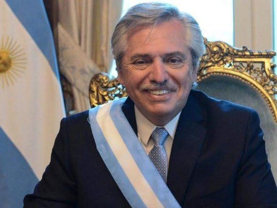 La primera foto de Alberto Fernández en Casa Rosada como presidente.&nbsp;
