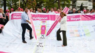 La Coalición Cívica cerró la campaña en la ciudad de Buenos Aires. La Coalición Cívica cerró la campaña en la ciudad de Buenos Aires.