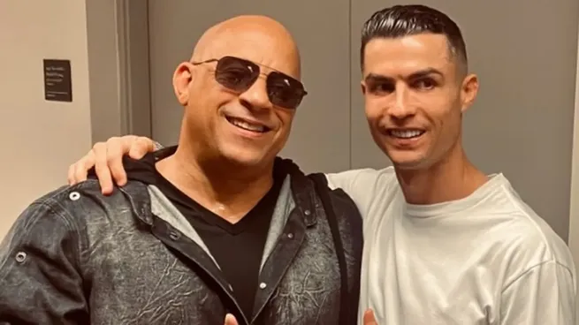 Diesel junto a Cristiano.&nbsp;