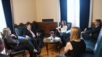 Victoria Villarruel se reunió con referentes peronistas del Senado