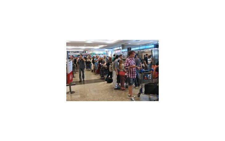 Demoras en el Aeroparque (foto de archivo)
