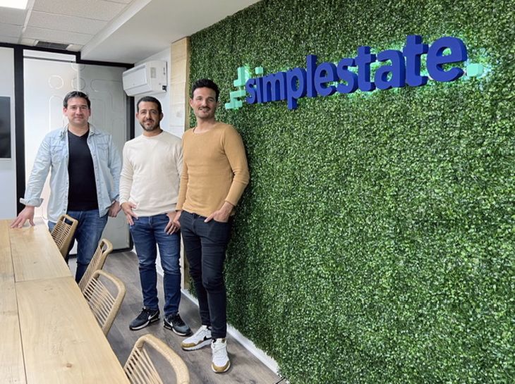 Simplestate: Gattas junto a Gonzalo Abalsamo (CEO / Co-Founder) y Joaquín Sepúlveda Lemus (COO / Co-Founder)