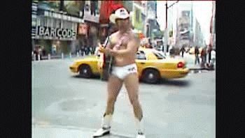 Naked Cowboy, un símbolo de Times Square