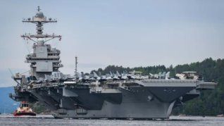 El portaaviones USS Gerald Ford ya se encuentra bajo las órdenes del Comando Sur de EEUU para América Latina. El portaaviones USS Gerald Ford ya se encuentra bajo las órdenes del Comando Sur de EEUU para América Latina.