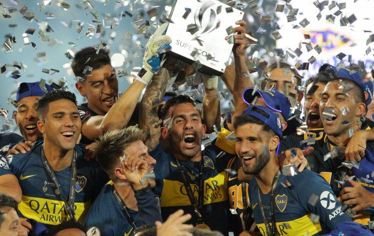boca rompio el maleficio y se consagro campeon de la supercopa argentina
