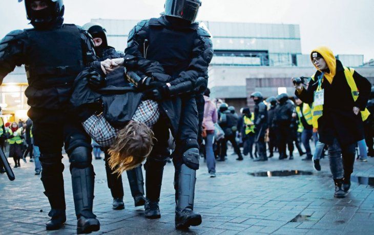 RECLAMO. Los partidarios de Navalny, detenido en una cárcel de máxima seguridad, temen que pueda morir pronto y exigen que se le preste una atención médica adecuada.