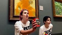 ecologistas lanzaron sopa de tomate sobre un iconico cuadro de vicent van gogh