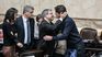 Martín Lousteau llegó al recinto de Diputados tras el fallecimiento de su padre, Guillermo Lousteau Heguy.