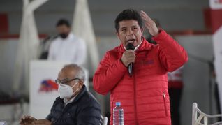 El presidente de Perú, Pedro Castillo.