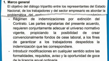 proyecto. El borrador que Sica entregó a empresarios y gremialistas introduce cambios en la jornada laboral, vacaciones e indemnizaciones.&nbsp;