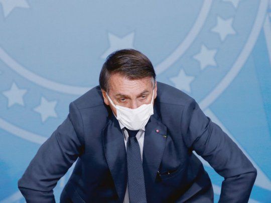 RECHAZO. El comportamiento de Jair Bolsonaro en las últimas semanas ha sido fustigado por destacados miembros de las Fuerzas Armadas. 