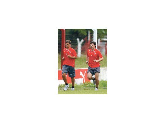 Lucas Pusineri quizás tuvo su última práctica en Independiente, mientras que para Mariano Herrón fue el día del regreso.