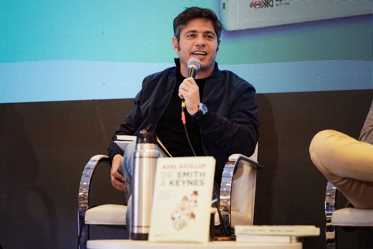 Axel Kicillof, en la Feria del Libro. Axel Kicillof, en la Feria del Libro.