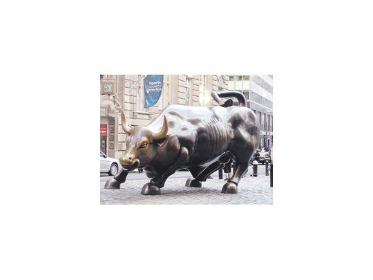 Un ícono de Wall Street que muestra una fortaleza hoy inexistente.