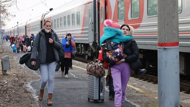 La mayoría de los ucranianos refugiados en Rusia provienen de las regiones rusoparlantes.