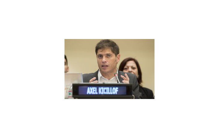 El ministro de Economía, Axel Kicillof.
