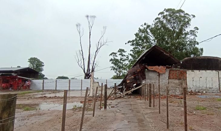 Mercedes, una de las localidades más afectadas tras el temporal en Corrientes.