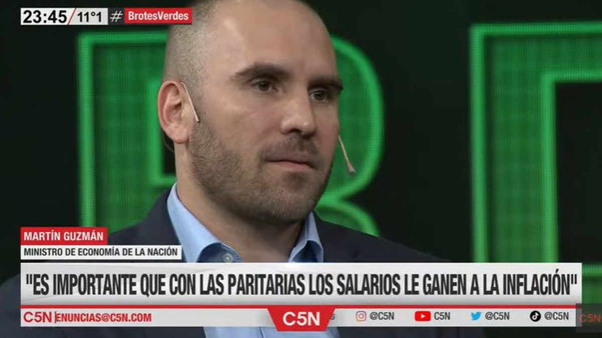 Martín Guzmán stressed that inflation in May has been slowing down