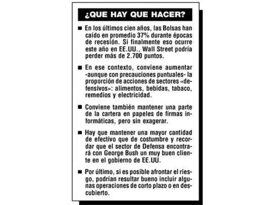 Cómo proteger inversiones si hay recesión en EE.UU.