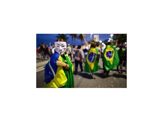 Las protestas menguaron considerablemente.