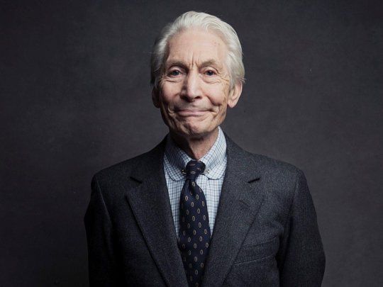 Charlie Watts﻿, baterista de los Rolling Stones.&nbsp;