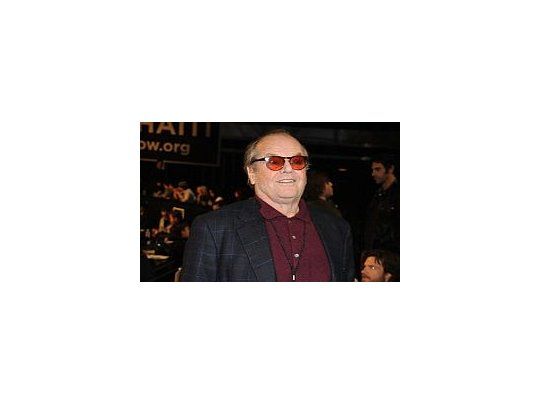 Jack Nicholson, en la gala a beneficio.