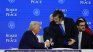 Los presidentes Donald Trump y Javier Milei en la firma del Consejo de la Paz, promovido por el estadounidense.