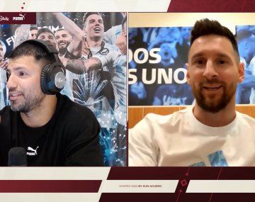 El divertido stream del Kun Agüero junto a Messi