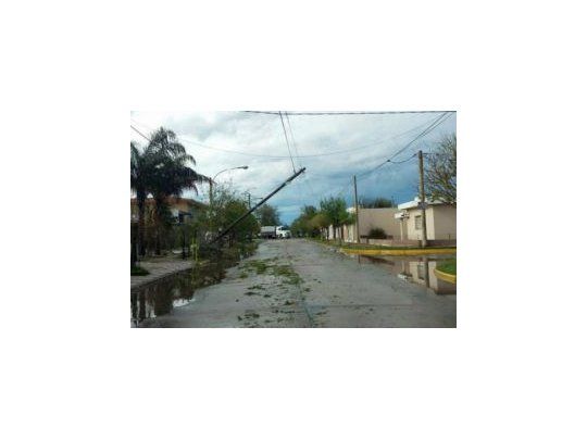 El sitio más afectado fue la localidad cordobesa de Tránsito.