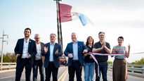 Martín Llaryora, durante la inauguración de obras en Córdoba.