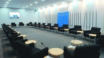 INTIMIDAD. Los dignatarios contarán con una hora y media para debatir entre ellos en la sala de reuniones sin la presencia de asesores o terceros.