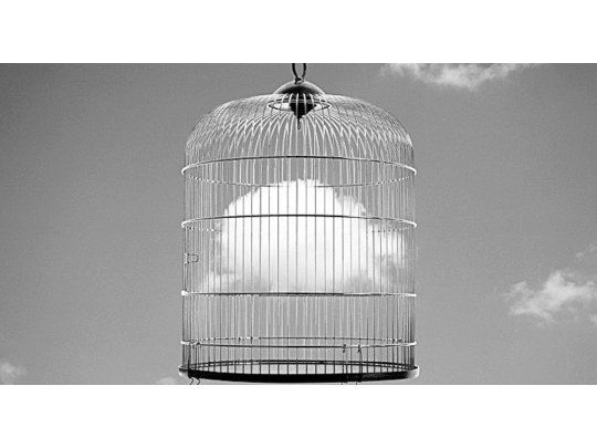 Madoz.  La imaginería visual de un René Magritte, por caso, revive en las fotografías monocromáticas de la muestra.