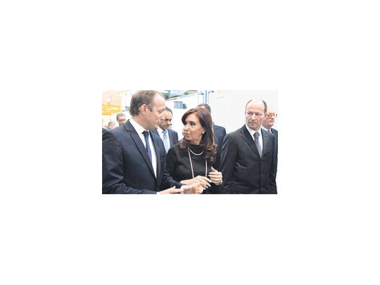 Cristina de Kirchner volvió ayer a la campaña con un acto en General Rodríguez donde se mostró con Martín Insaurralde.