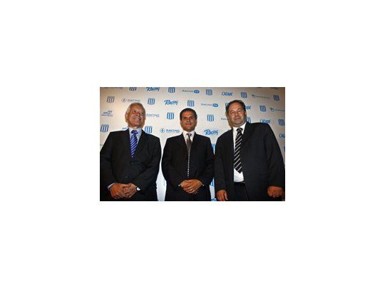 Luis Blanco (vice segundo), Gastón Cogorno y Rodolfo Molina (vicepresidente)