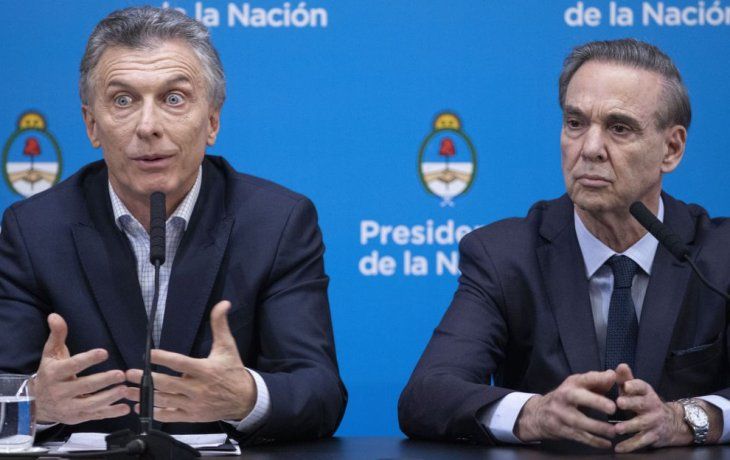 Mauricio Macri usó la Casa Rosada para iniciar la campaña de cara a octubre junto a su candidato a vice Miguel Angel Pichetto.
