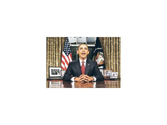 Barack Obama habló anoche desde el Salón Oval de la Casa Blanca. «Hemos cumplido nuestra responsabilidad», dijo. No obstante, alertó que la situación puede ser inestable.