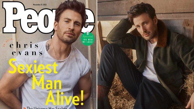 Who is the man who displaced Chris Evans as the sexiest in the world
