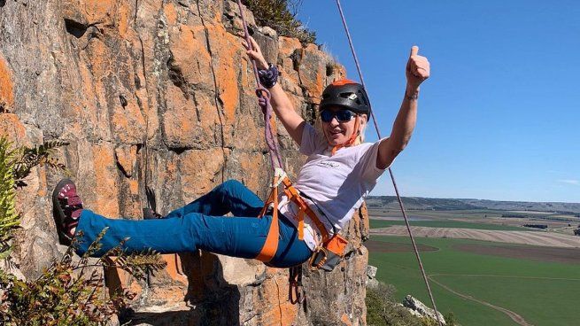 Desde que comenzó en el mundo del trekking, Mirta ha subido 10 montañas en un período de dos años y medio