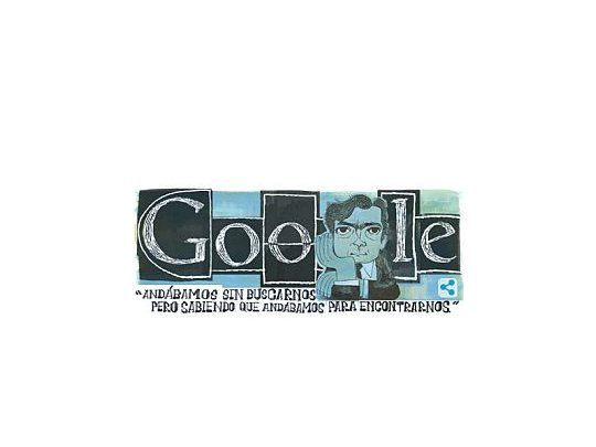 El homenaje de Google al creador de Rayuela.