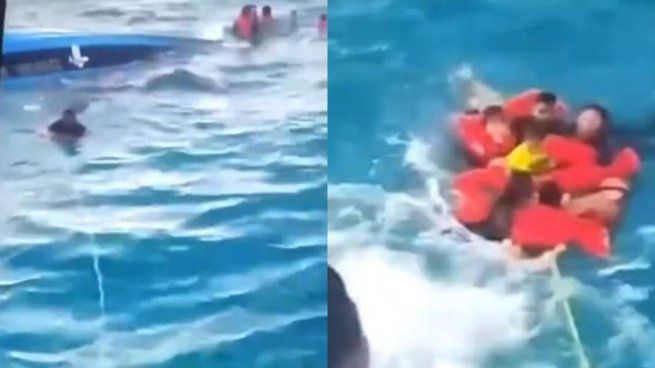 Murieron cuatro turistas en un naufragio en México.