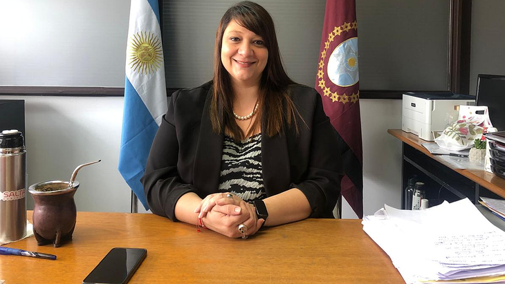 La secretaria de Energía y Minería, Romina Sassarini, aseguró que Salta llega a la PDAC de Toronto con "la convicción de que el 2025 será un año de consolidación del crecimiento y expansión del sector minero". La secretaria de Energía y Minería, Romina Sassarini, aseguró que Salta llega a la PDAC de Toronto con "la convicción de que el 2025 será un año de consolidación del crecimiento y expansión del sector minero".