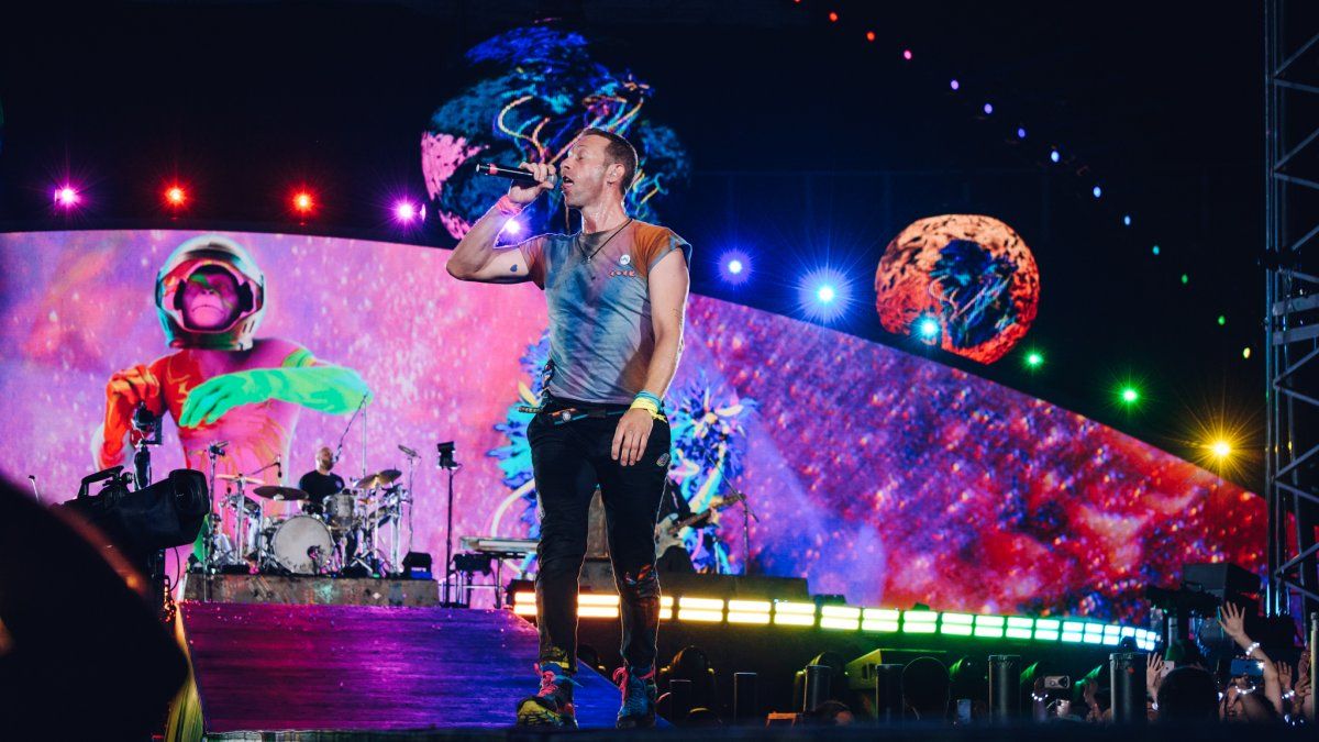 Coldplay en Argentina: espectacular puesta en escena en su primer show